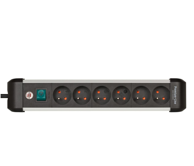 BRENNENSTUHL Premium-Alu-Line - 6 gniazd, 3m 1391034600 - 1199744 - zdjęcie 2